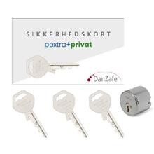 pextra+ privat Sæt, 1x4011s, 3xnøgler