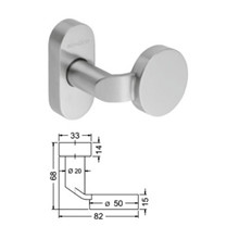 Schüco dørgreb/dørknop - 240708