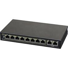 Pulsar 8xPoE Switch 30W, 1GB/s, u. strømforsyning