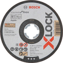 Bosch skæreskive X-LOCK STDI 125X1,0X22,23mm 10stk.