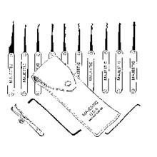 Majestic lock pick sæt PXP10 (PIP-13)