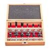 Milwaukee fræserjernssæt Router Bit Set - 12 dele.