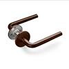 d line dørgreb 14 L, m. klipsroset, CC30/38, sæt, PVD Bronze