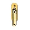 Randi vinduesgreb C-form, P3721 / P3722 Ø14mm, poleret messing. 