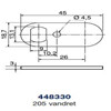 Ruko kamstykke 448330 t/205 vandret