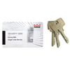 Dorma RS8 SC sikkerhedskort m. 3 nøgler