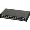 Pulsar 8xPoE Switch 30W, 1GB/s, u. strømforsyning