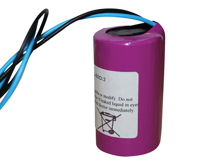 Batteri D 19Ah/3,6V - m/ledning <br />Elektronik - Lithium