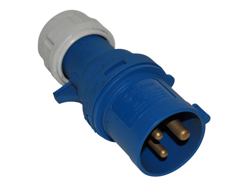 Plug, CEE 220V/16A, Blue <br />Accessories