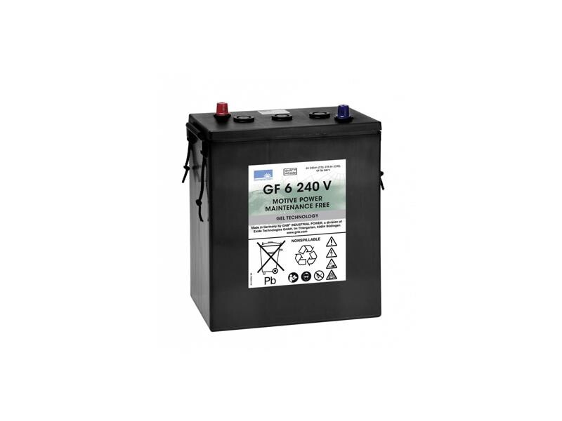 Batteri 240Ah/6V/311x183x358 <br />Drift - GEL - Deep Cycle