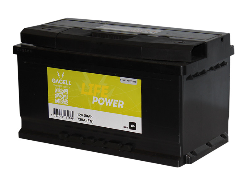 Batteri 80Ah/12V/315x175x190 <br />Start - Auto - STD