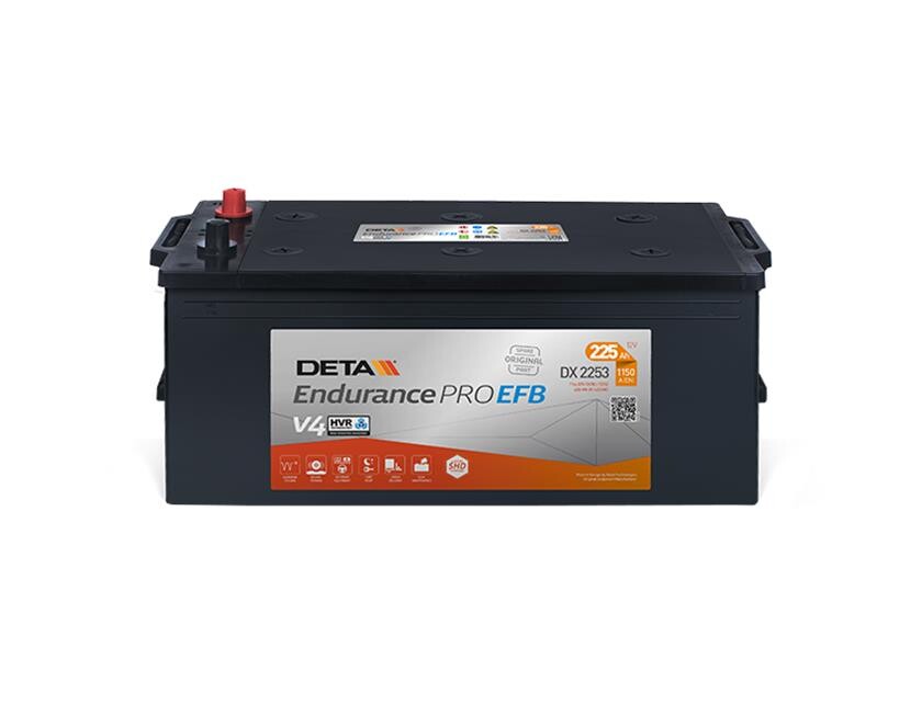 Batteri 225Ah/12V/518x273x237 <br />Start - Auto - EFB