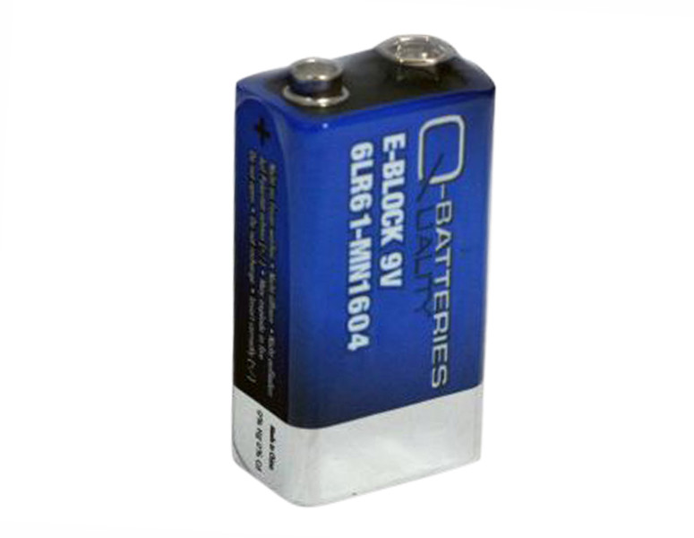 Batteri 0,5Ah/9V - Block <br />Elektronik - Alkaline 