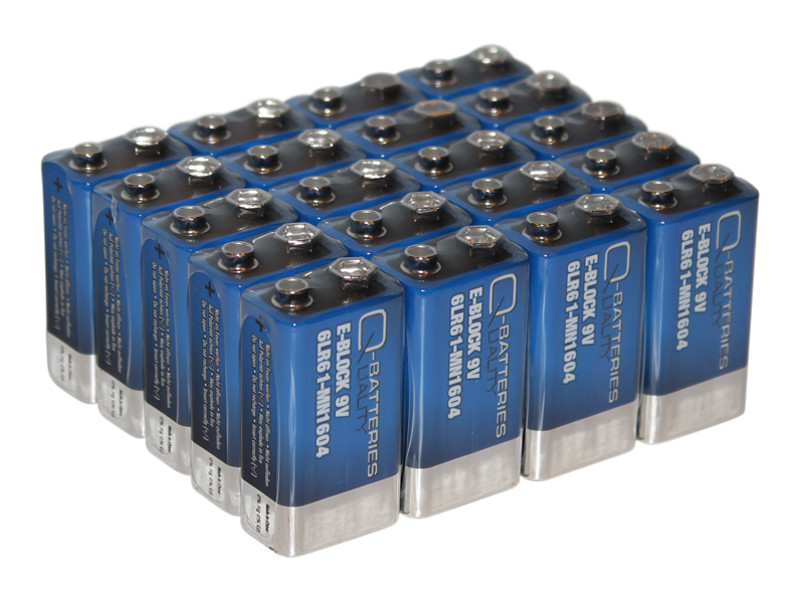 Batteri 0,5Ah/9V - Block <br />Elektronik - Alkaline 