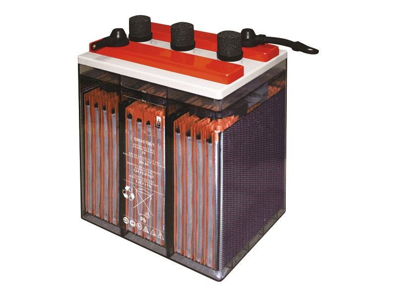 Batteri 200Ah/6V/272x205x392 <br />Stationær - OPzS blocks