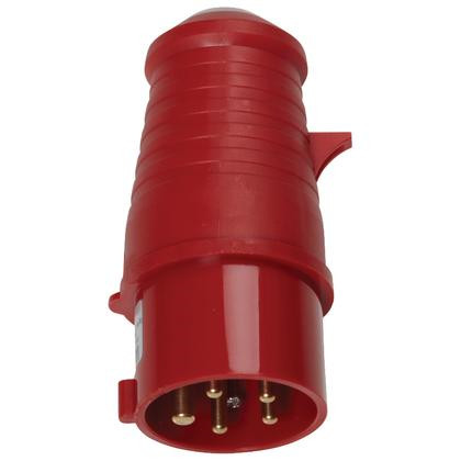 Plug, CEE 400V/32A, Red  <br />Accessories