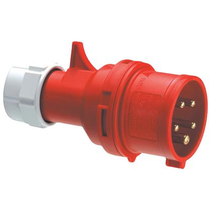 Plug, CEE 400V/32A, Red <br />Accessories