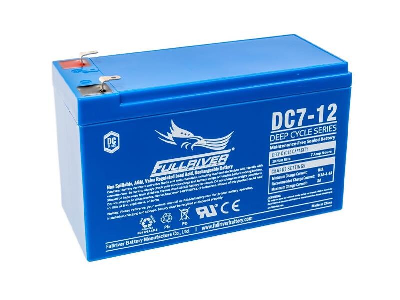 Batteri 7Ah/12V/151x65x94 <br />Drift - AGM - Deep Cycle