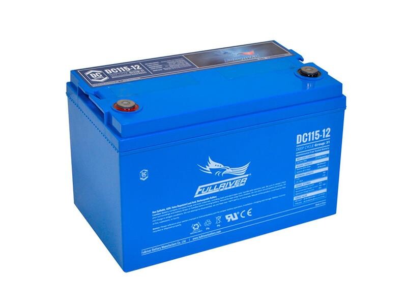 Batteri 115Ah/12V/329x173x210 <br />Drift - AGM - Deep Cycle