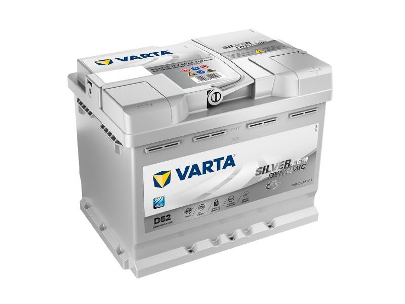 Batteri 60Ah/12V/242x175x190 <br />Start - Auto - AGM