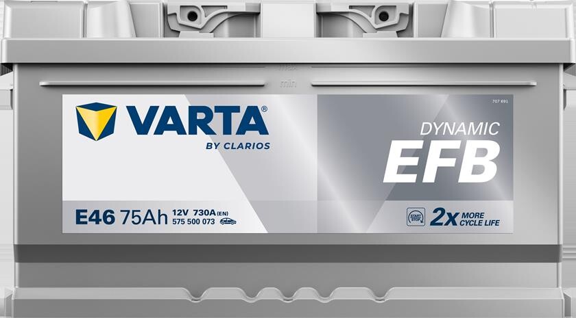 Battery 75Ah/12V/315x175x175 <br />Start - Auto - EFB