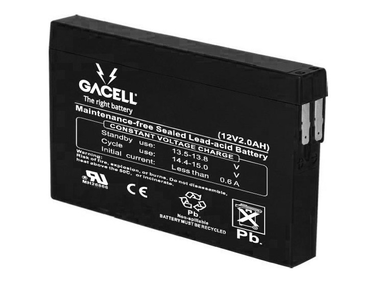 Batteri 2,0Ah/12V/151x20x89 <br />Traction - AGM - General Purpose