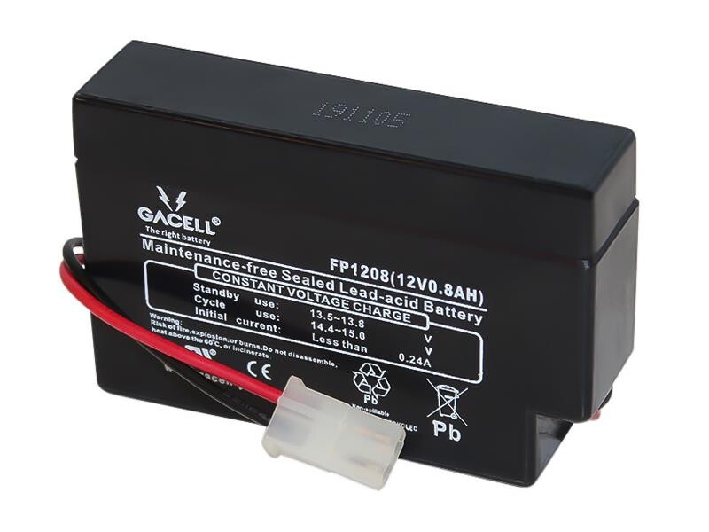 Batteri 0,8Ah/12V/96x25x62 <br />Drift - AGM - General Purpose