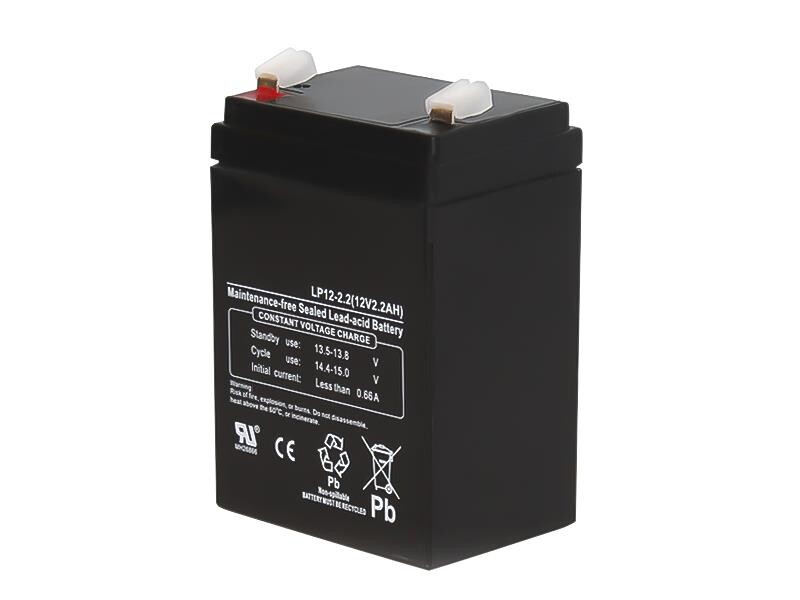 Batteri 2,2Ah/12V/70x48x98 <br />Drift - AGM - General Purpose