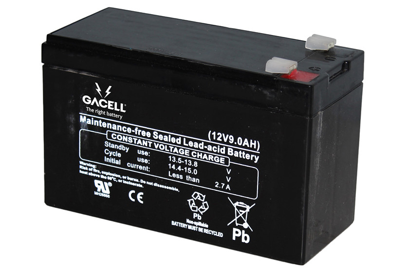 Batteri 9Ah/12V/151x65x94 <br />Stationær - AGM - Longlife