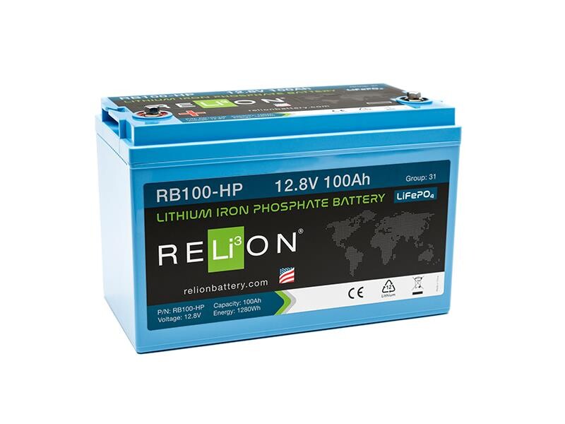 Batteri 100Ah/12,8V/329x173x217 <br />Drift - Li-Ion