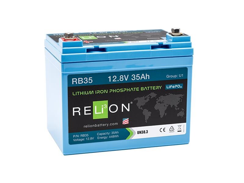 Battery 35Ah/12,8V/195x130x171 <br />Traction - Li-Ion