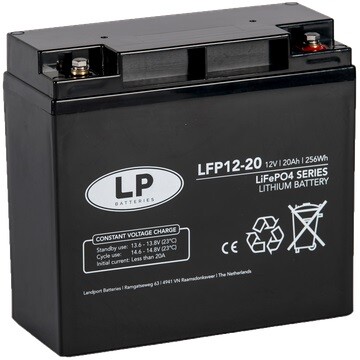 Battery 20Ah/12,8V/181x77x167 <br />Traction - Li-Ion