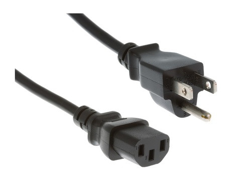 Kabel AC, IEC13, 3 pins m/US connector <br />Tilbehør