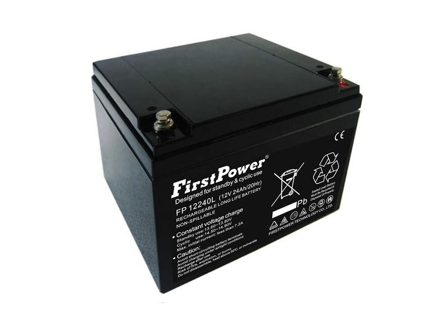 Battery 24Ah/12V/166x175x125 <br />Stationary - AGM - Longlife