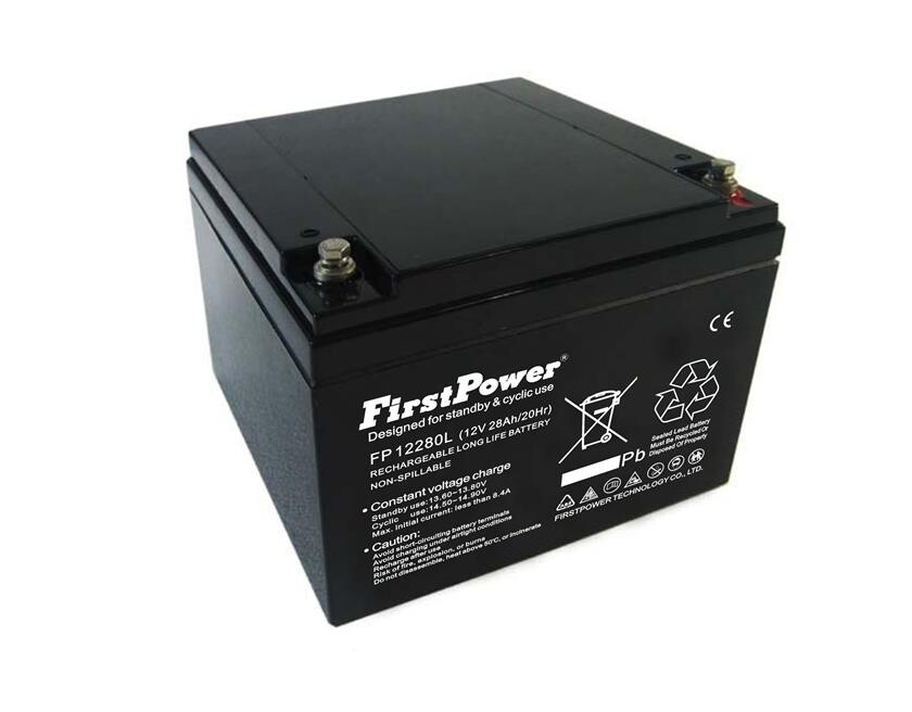 Battery 28Ah/12V/166x175x125 <br />Stationary - AGM - Longlife