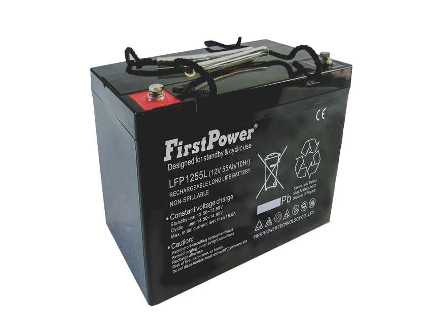 Battery 55Ah/12V/229x138x213 <br />Stationary - AGM - Longlife