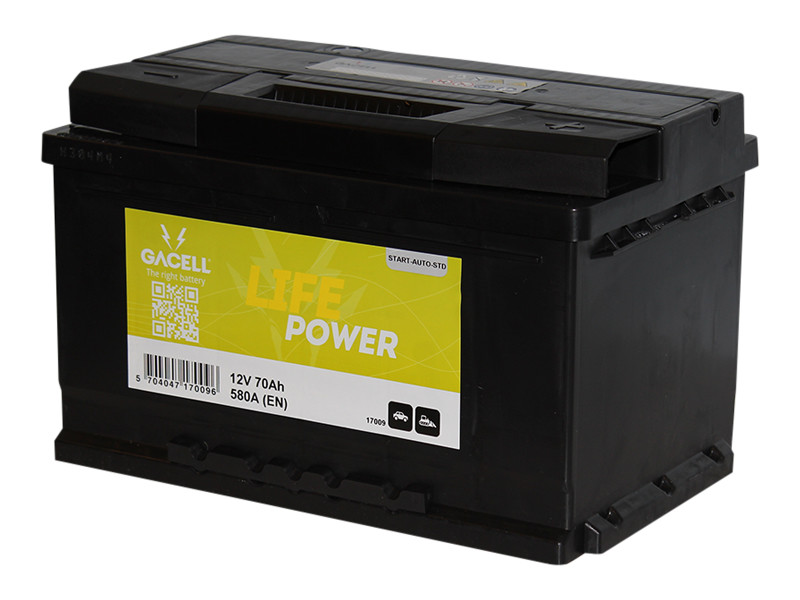 Batteri 70Ah/12V/278x175x175 <br />Start - Auto - STD