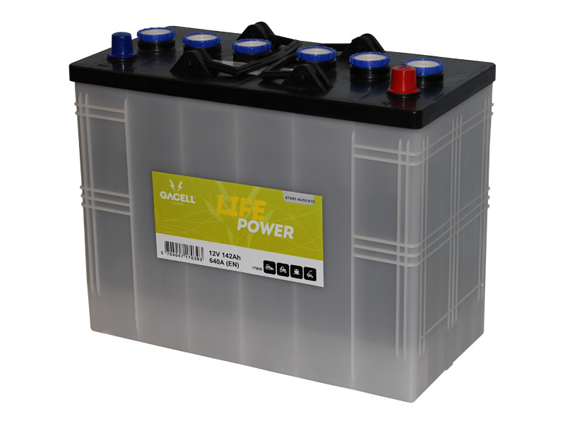 Batteri 142Ah/12V/342x172x284 <br />Start - Auto - STD