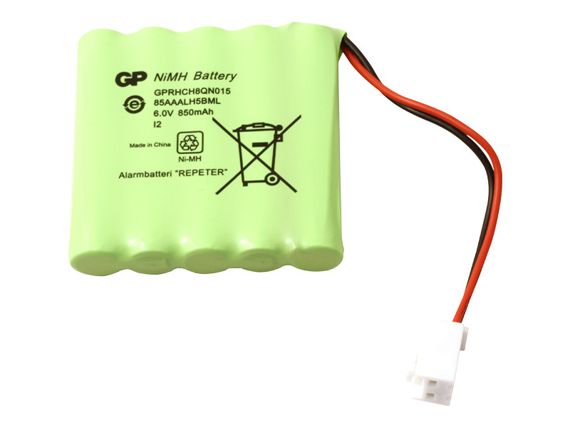 Batteri 0,850Ah/6V - Pack <br />Elektronik - Ni-Mh