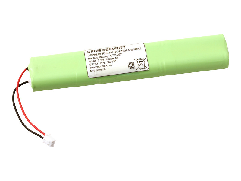 Batteri 1,8Ah/7,2V - Pack <br />Elektronik - Ni-Mh