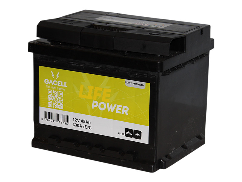 Batteri 45Ah/12V/207x175x175 <br />Start - Auto - STD