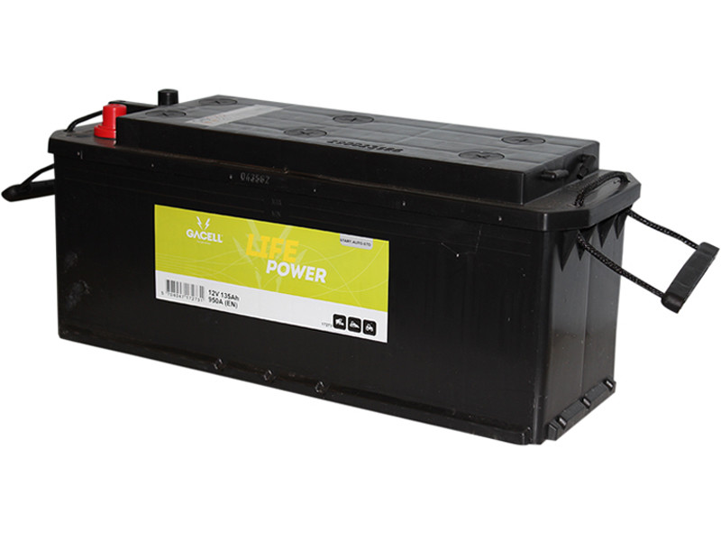 Batteri 135Ah/12V/509x175x206 <br />Start - Auto - STD