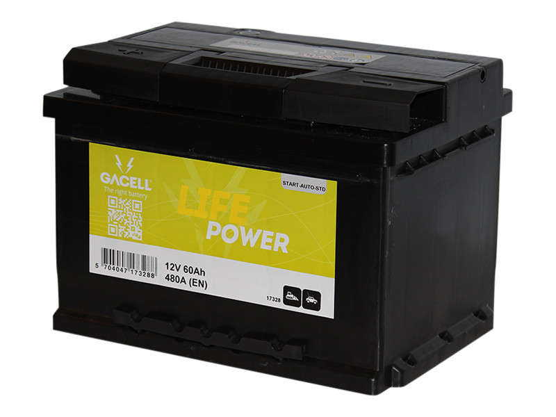 Batterie 12V 60Ah 510A 242x175x175 mm stecopower - 434