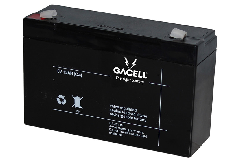 Batteri 12Ah/6V/151x51x94 <br />Drift - AGM - General Purpose