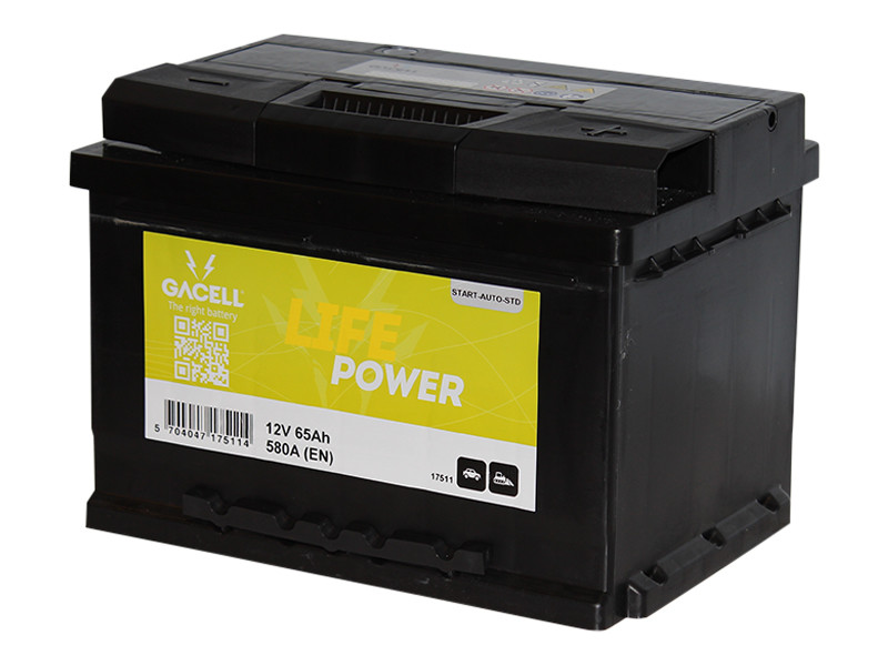 Batteri 65Ah/12V/242x175x175 <br />Start - Auto - STD