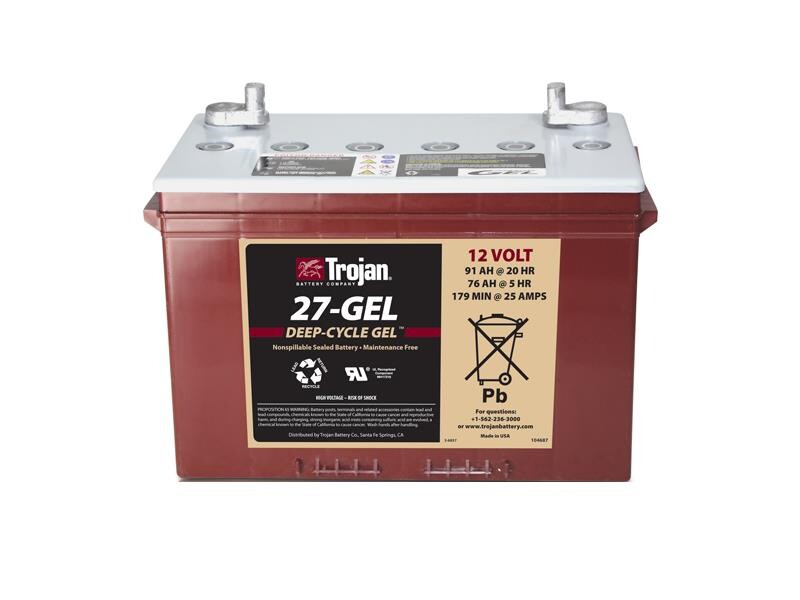 Batteri 91Ah/12V/326x168x235 <br />Drift - GEL - Deep Cycle