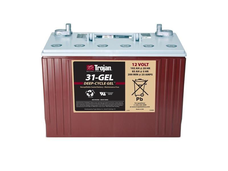 Batteri 102Ah/12V/329x173x247 <br />Drift - GEL - Deep Cycle