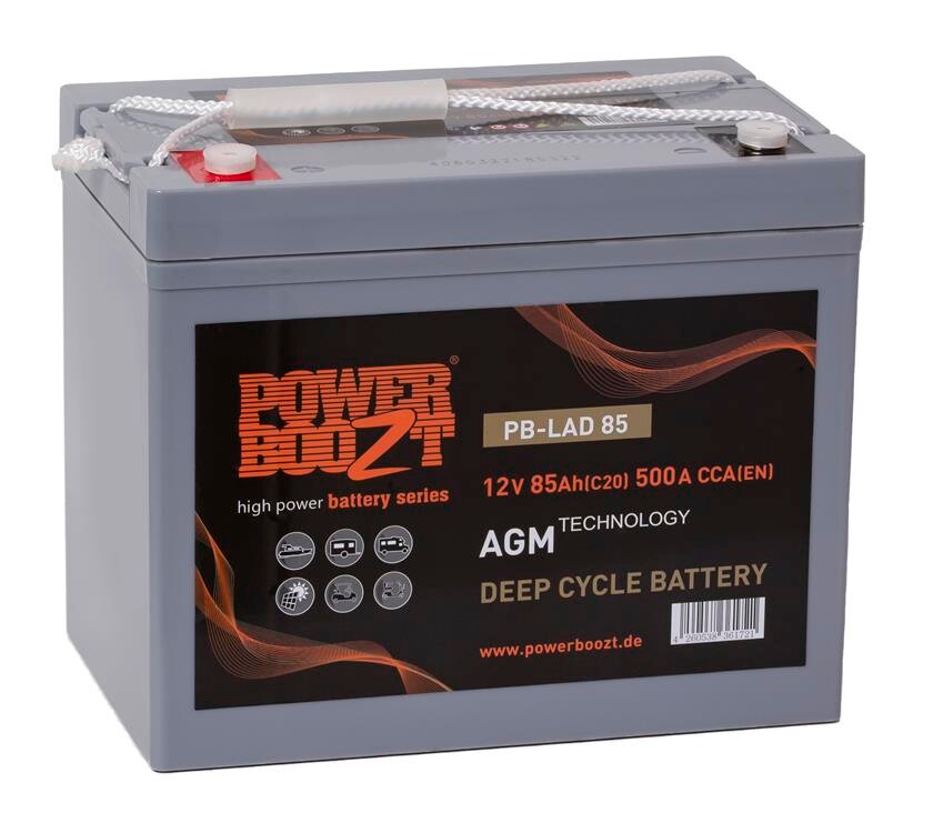 Batteri 85Ah/12V/260x169x215 <br />Drift - AGM - Deep Cycle