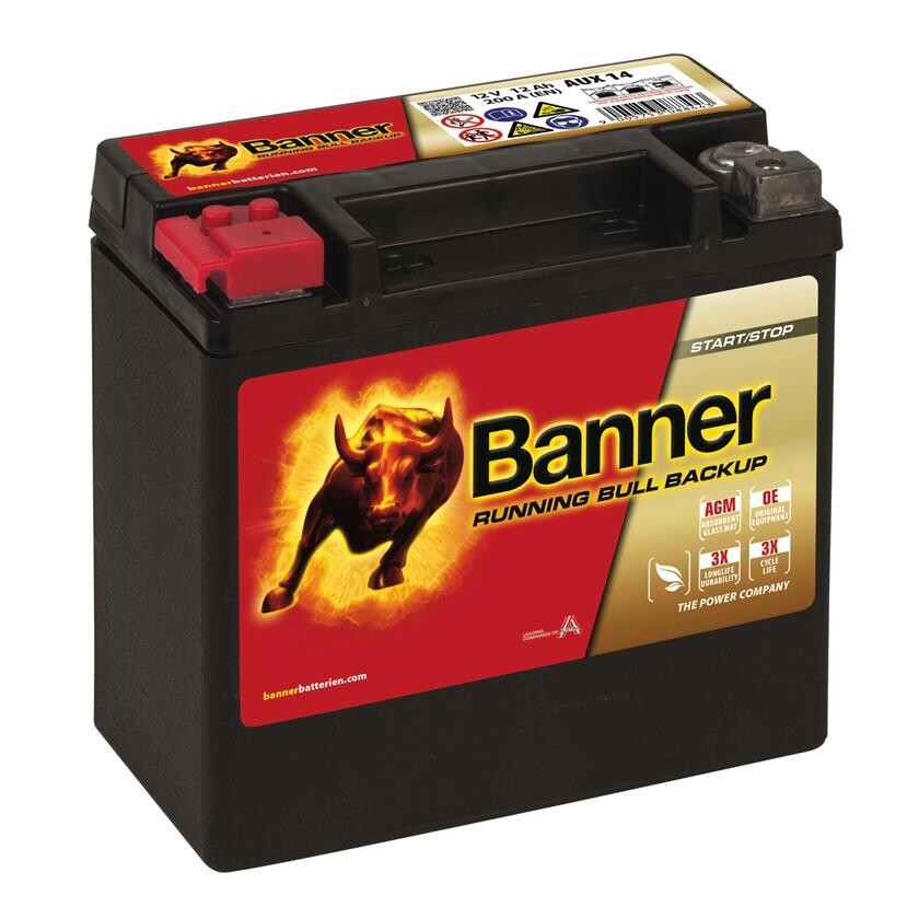 Batteri 12Ah/12V/150x88x145 <br />Start - Auto - AGM