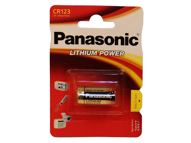 Batteri 1,55Ah/3V - CR123 <br />Elektronik - Lithium